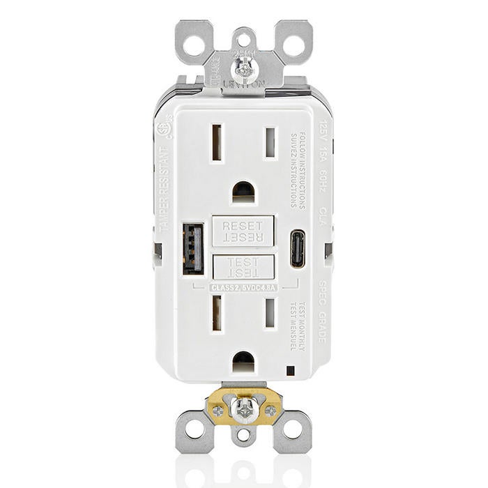 Leviton T5638 - 18W USB A/C Charger
