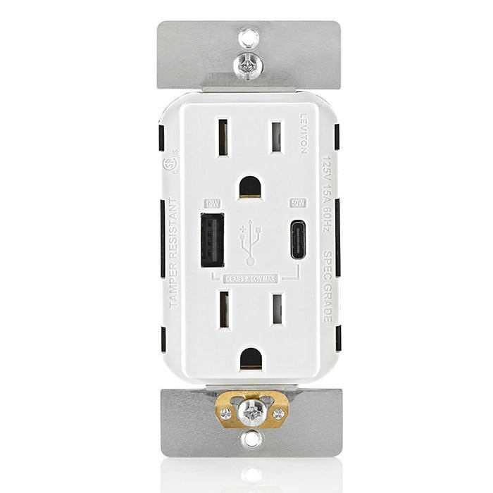 Leviton T5635 - 30W USB-C with Power Delivery Charger