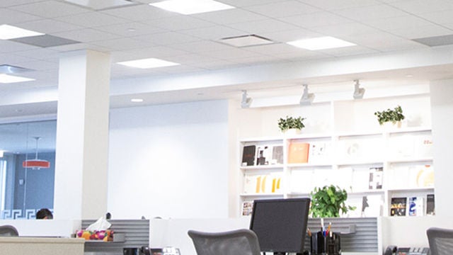 LED lighting and LED controls for open office areas LED lighting and LED controls for open office areas