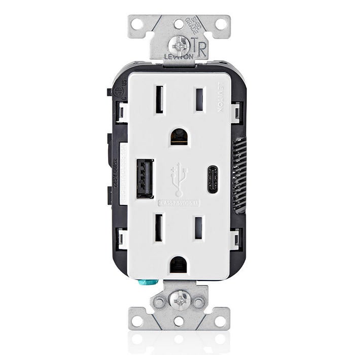 Leviton T5633 - 25W USB A/C Charger