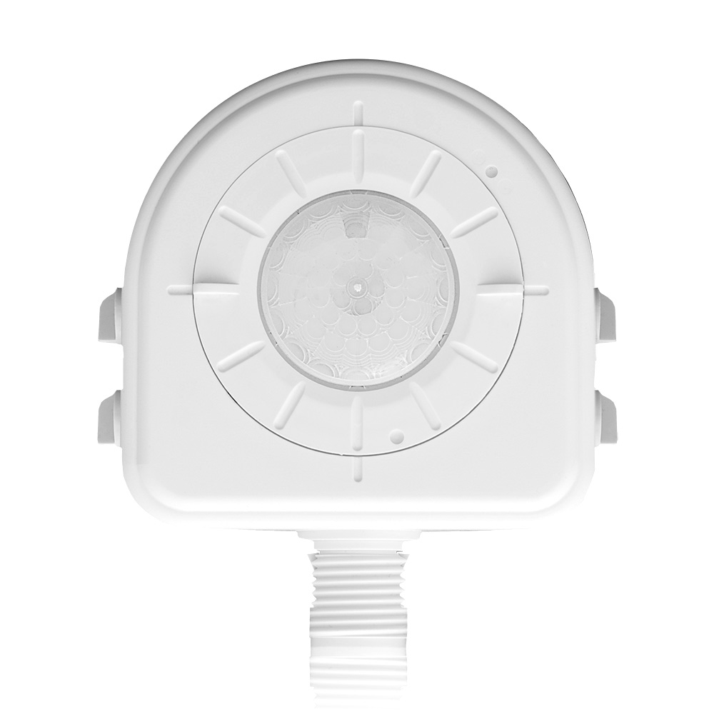 Product image for Occupancy Sensor, Dimmer, Fixture Mount, High Bay/Low Bay, PIR, 347V, 42" Leads, Bulk Pack, White