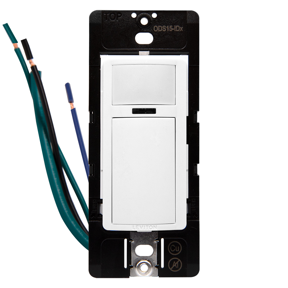 Product image for Smart Sensor, PIR, Wallbox, Occupancy Sensor/Vacancy Sensor, App configurable, 120-277VAC, Commercial Grade, White