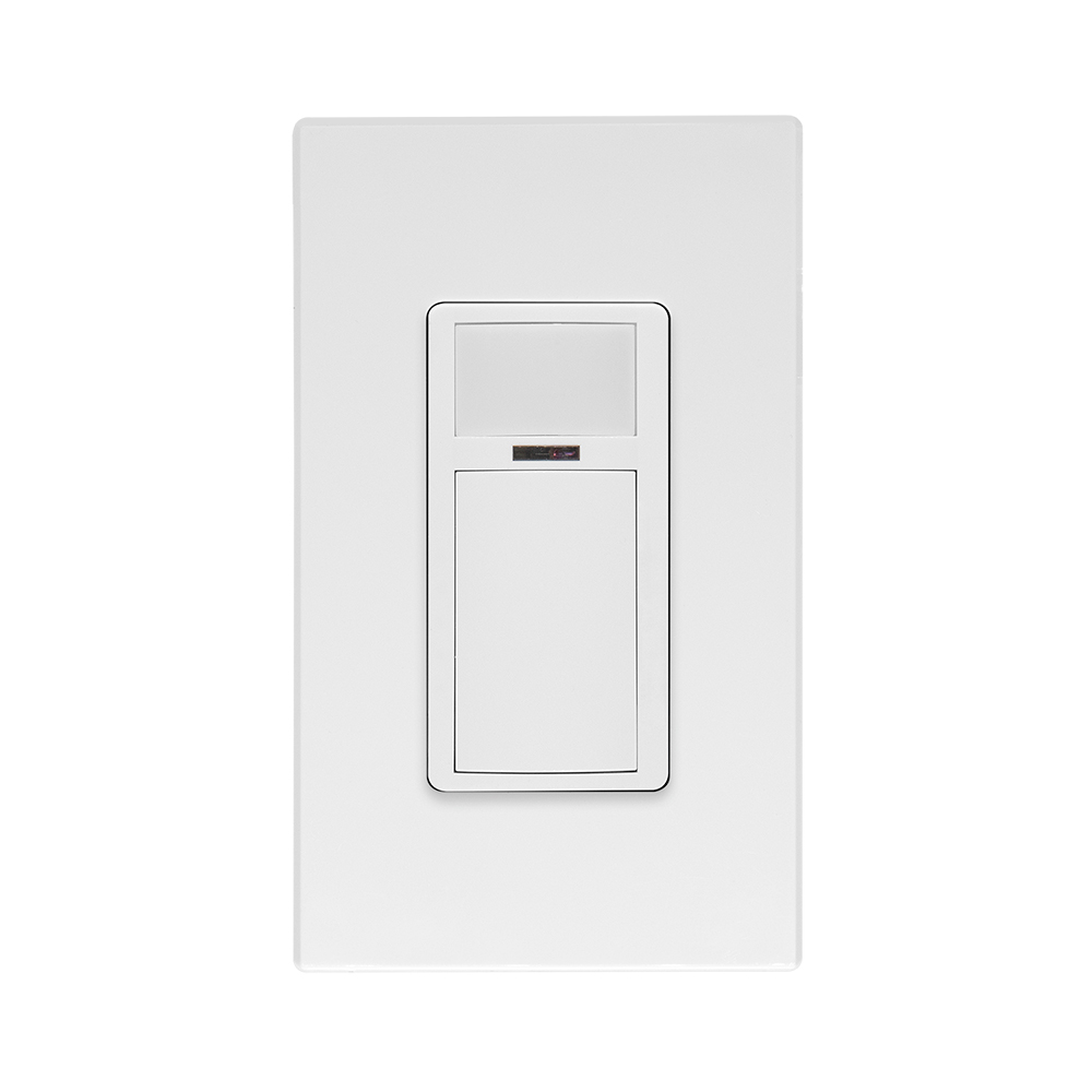 Product image for Smart Wallbox Sensor, Multi-Tech, 120-277VAC, Switch, White