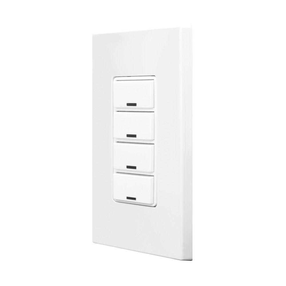 Product image for Color Change Kit for GreenMAX® Digital Keypad, Light Switch, 4 Button, White