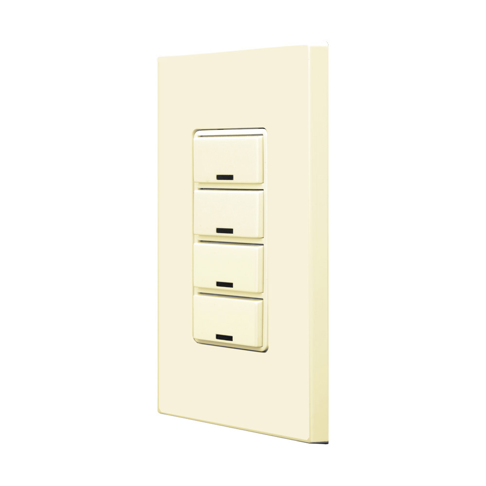 Product image for Color Change Kit for GreenMAX® Digital Keypad, Light Switch, 4 Button, Ivory
