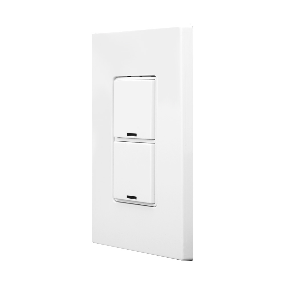 Product image for Color Change Kit with Engraving for GreenMAX® Digital Keypad, Light Switch, 2 Button, White