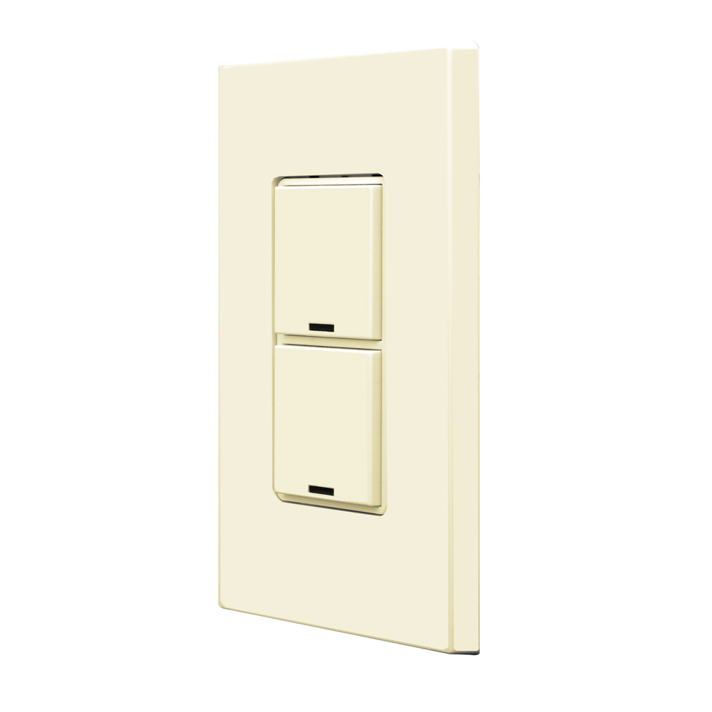 Product image for Color Change Kit with Engraving for GreenMAX® Digital Keypad, Light Switch, 2 Button, Ivory