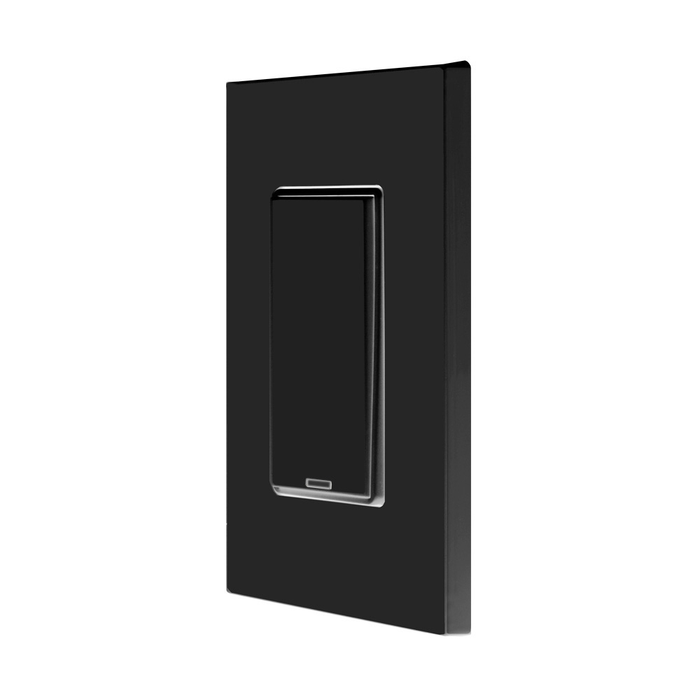 Product image for Color Change Kit with Engraving for GreenMAX® Digital Keypad, Light Switch, 1 Button, Black