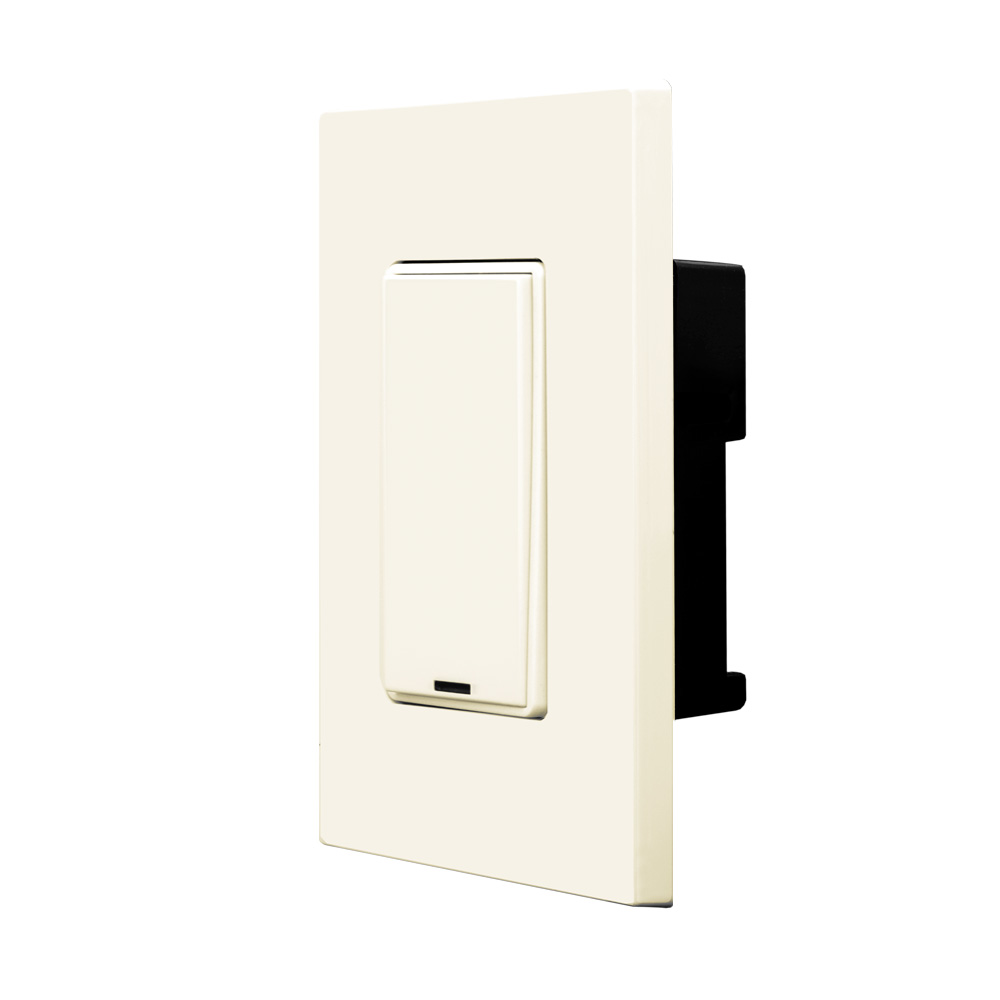 Product image for GreenMAX® Digital Keypad, Light Switch, 1 Button, LumaCAN3, Light Almond