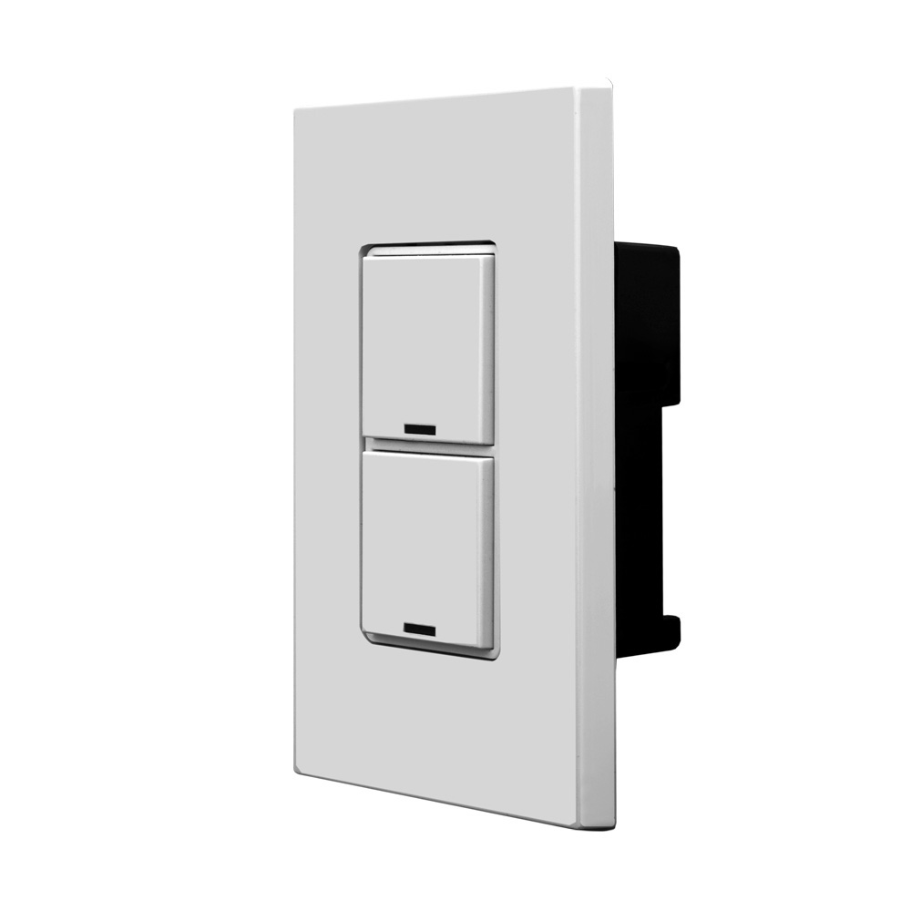 Product image for GreenMAX® Digital Keypad, Light Switch, 2 Button, LumaCAN3, Gray