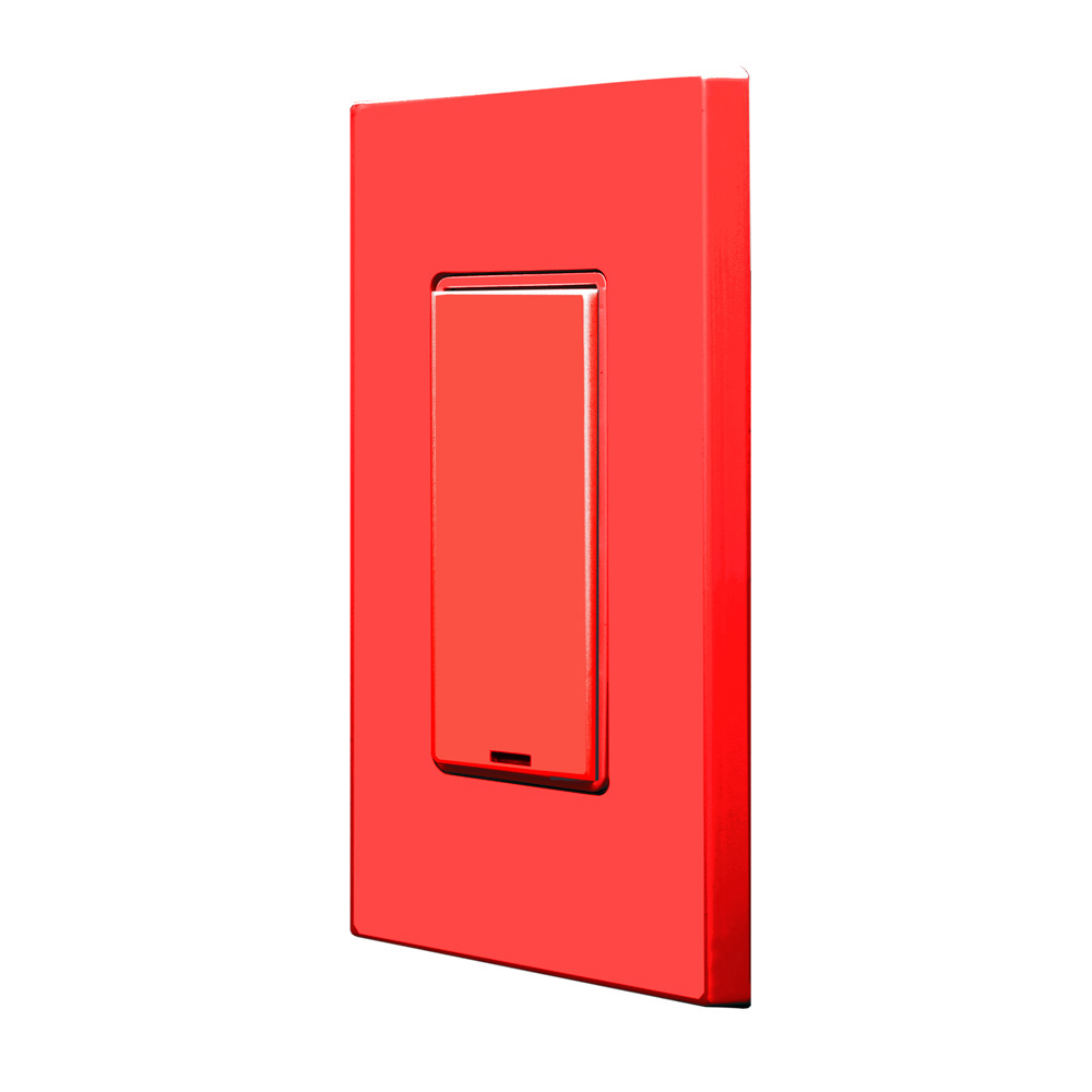 Product image for Color Change Kit for GreenMAX® Digital Keypad, Light Switch, 1 Button, Red