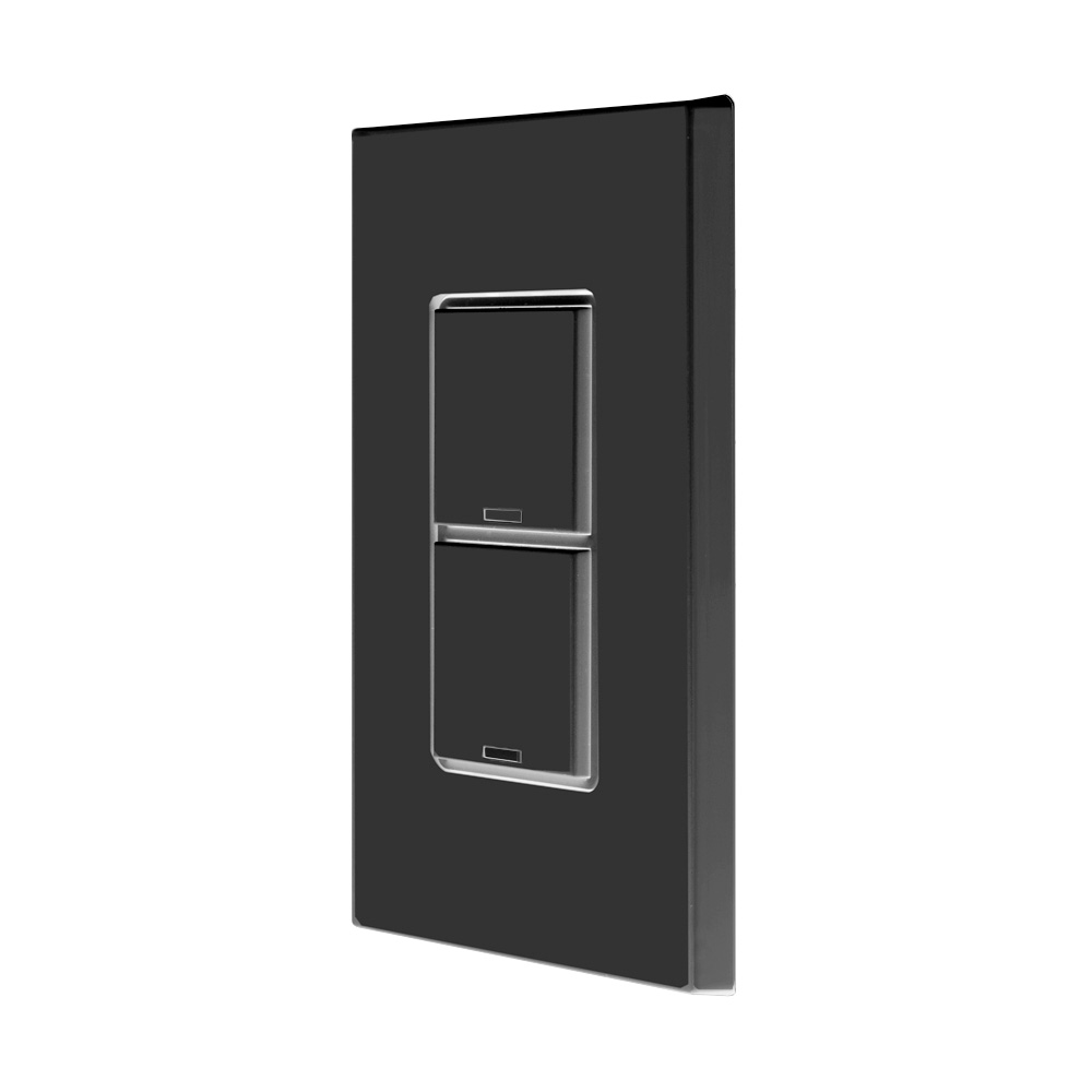 Product image for Color Change Kit with Engraving for GreenMAX® Digital Keypad, Light Switch, 2 Button, Black