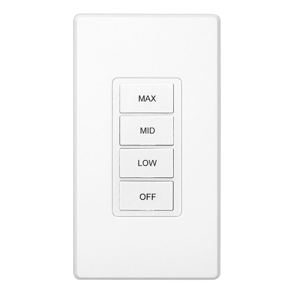 Product image for 4 Button Wireless Keypad MAX, MID, LOW, OFF