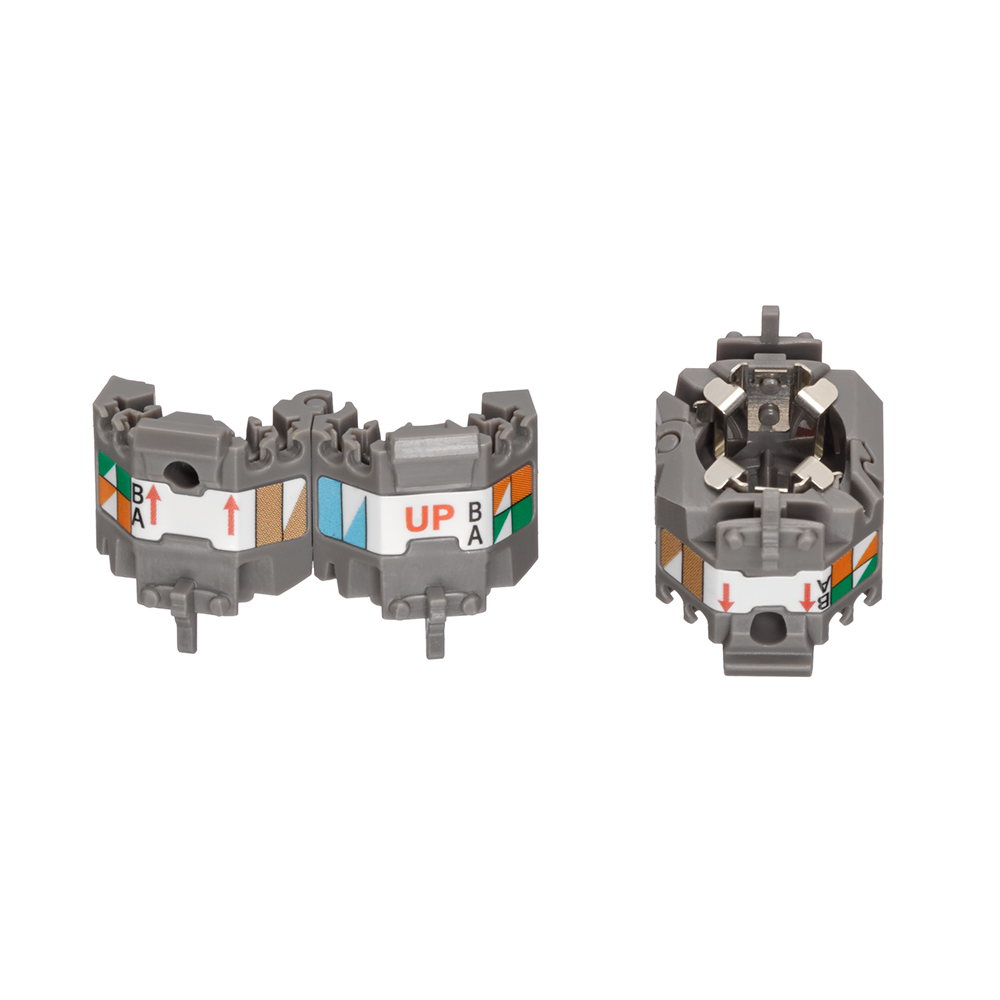 Product image for Wire Manager for ATLAS-X1™ Shielded Jacks, Gray, 10-pack