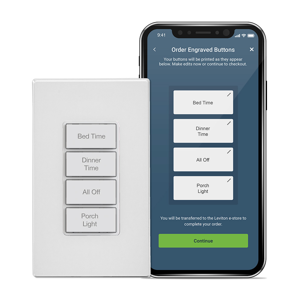 Product image for Decora Smart Scene Controller Switch, Wi-Fi, Neutral Wire Required