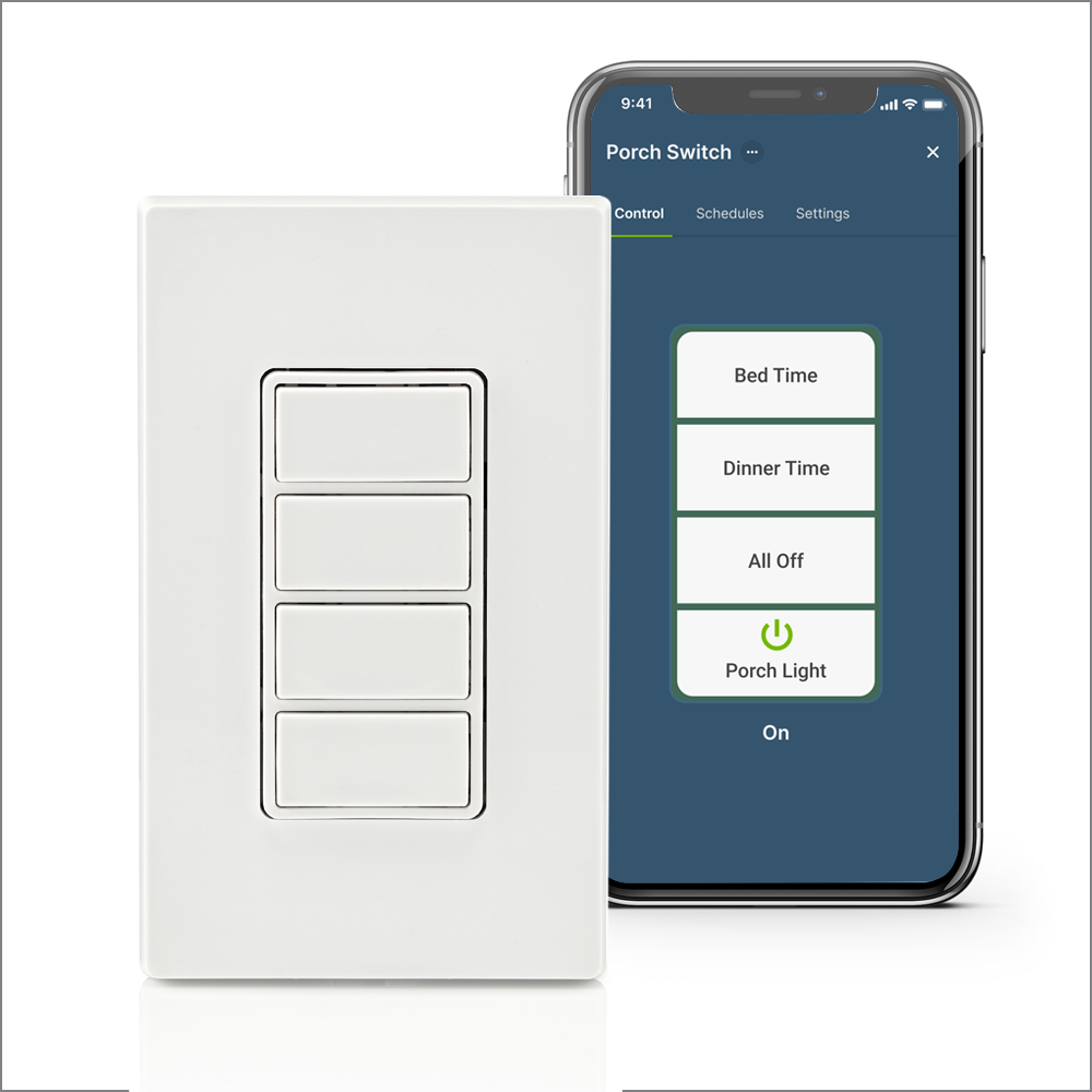 Product image for Decora Smart Scene Controller Switch, Wi-Fi, Neutral Wire Required