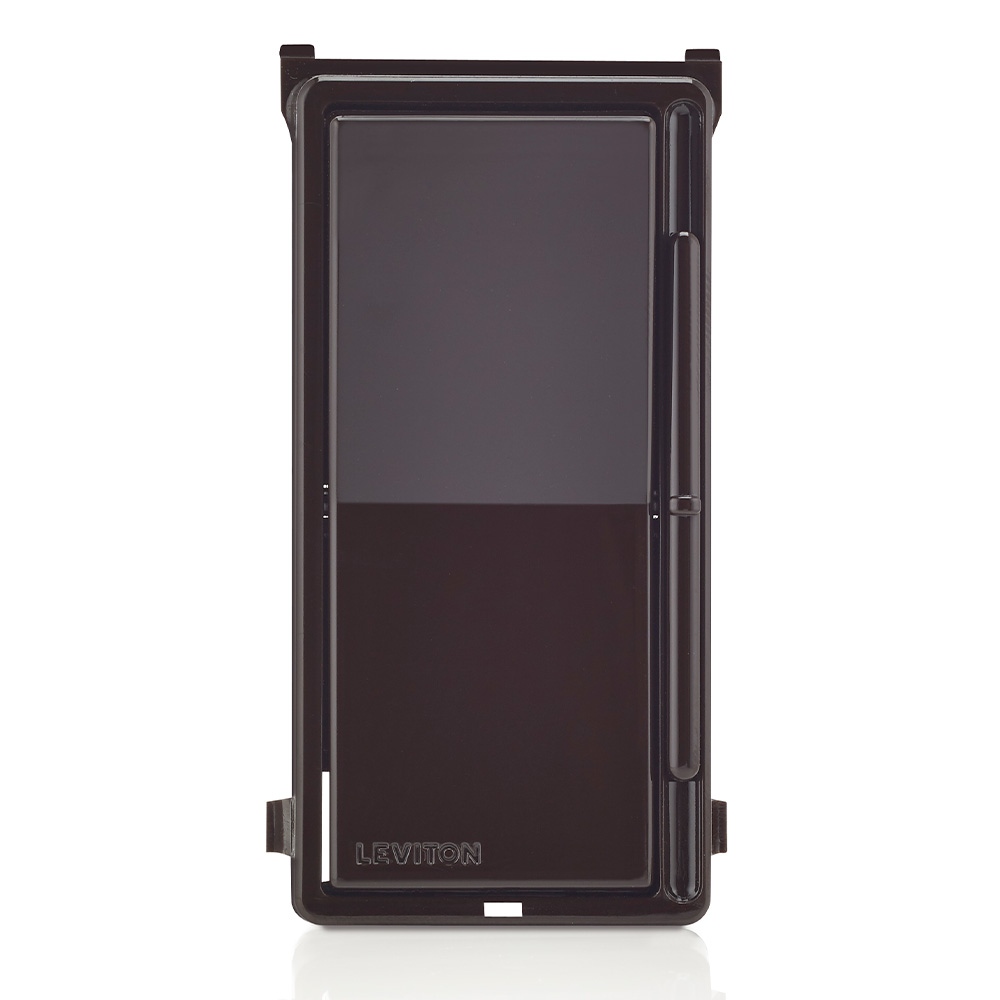 Product image for Decora Slide Dimmer Switch Color Change Kit with locator light, for use with DSL06 and DSM10 dimmers, Brown