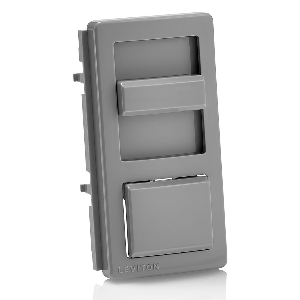 Product image for IllumaTech Dimmer Switch Color Change Kit, for use with IPL06, IPX06, IPX10, IPX12, IP710-D0 dimmers, Gray