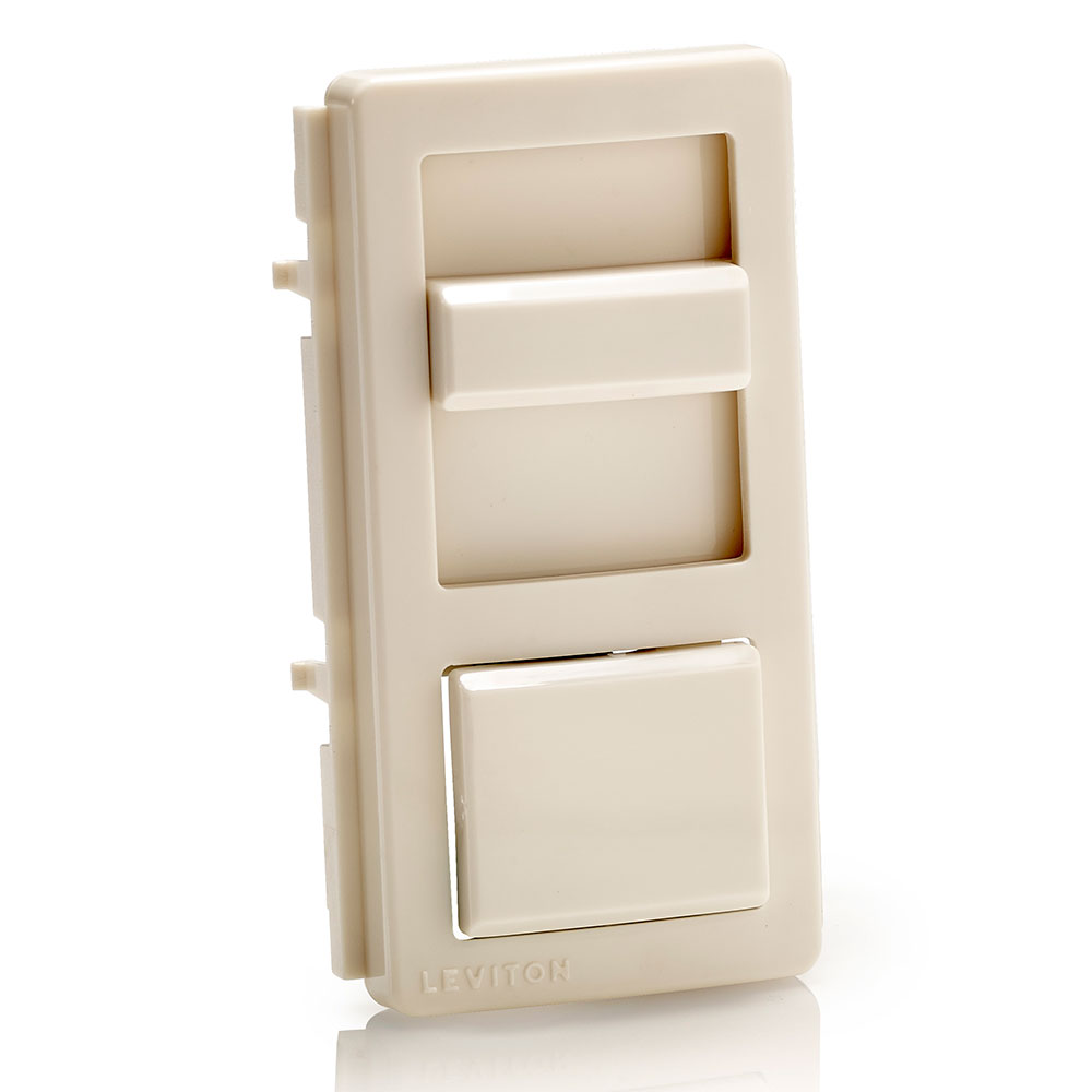 Product image for IllumaTech Dimmer Switch Color Change Kit, for use with IPL06, IPX06, IPX10, IPX12, IP710-D0 dimmers, Light Almond