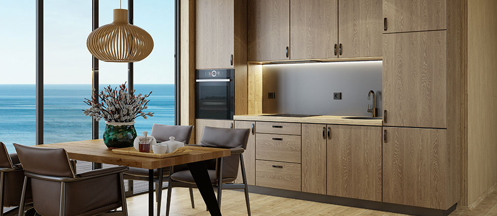 Moden kitchen with table