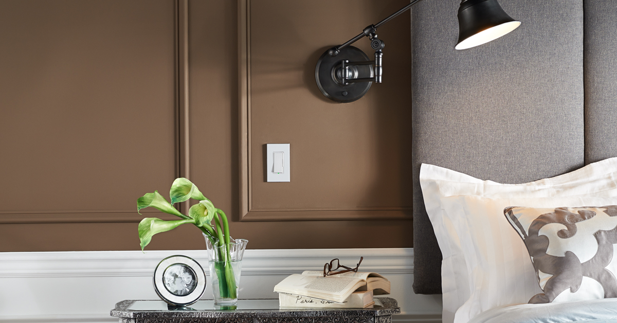 elegant bedroom nightstand with decor